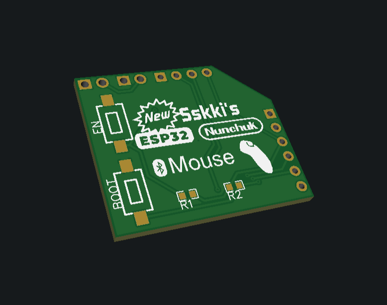 Bluetooth Nunchuk Mouse PCB