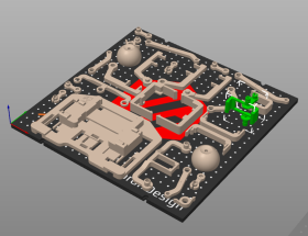 cogley eye mechanism with unprintable part highlighted